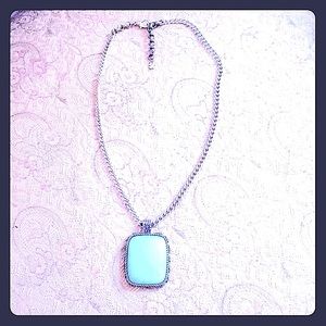 ☮️✌️Vintage Lucky Brand🍀 Aqua Necklace